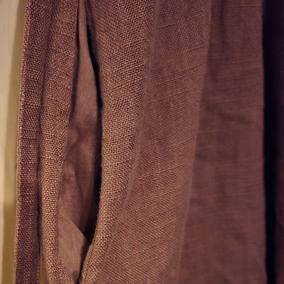 April Cornell Jane Austen Dress XXL Scarlet Brown Prairie Cottagecore Milkmaid - Picture 3 of 4